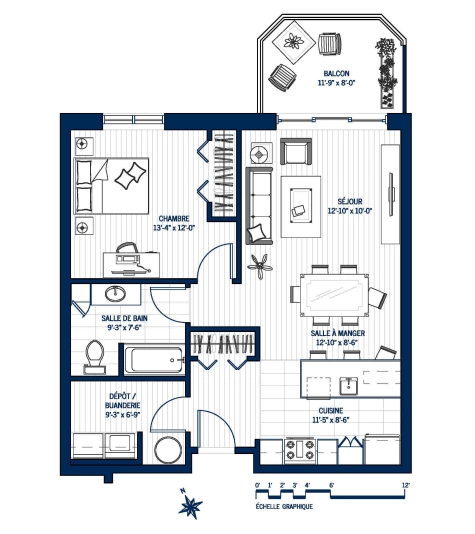 Plan Appartement 402