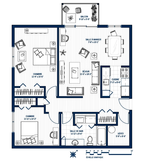 Plan Appartement 302