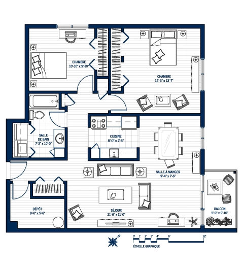 Plan Appartement 303