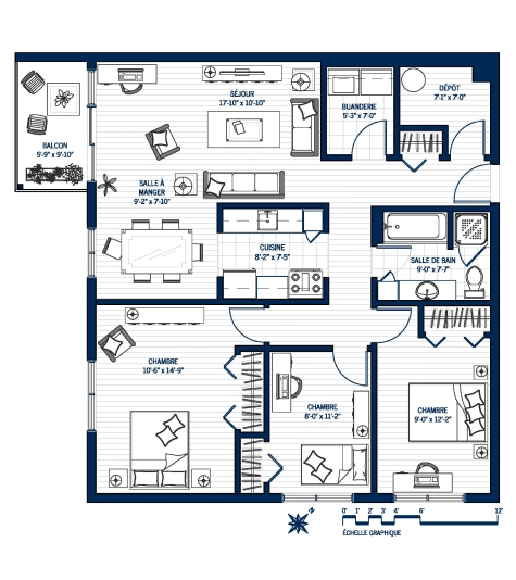 Plan Appartement 107