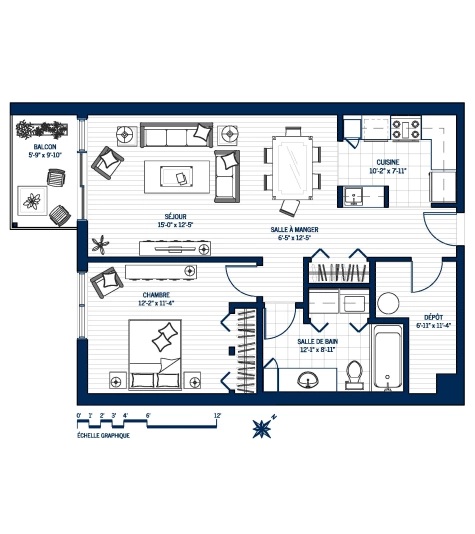 Plan Appartement 206