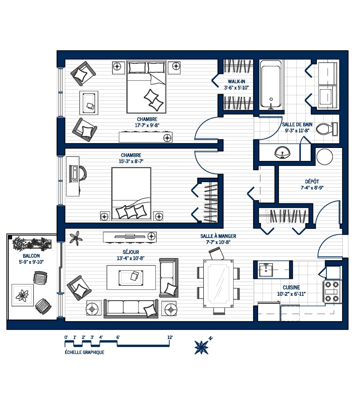Plan Appartement 307