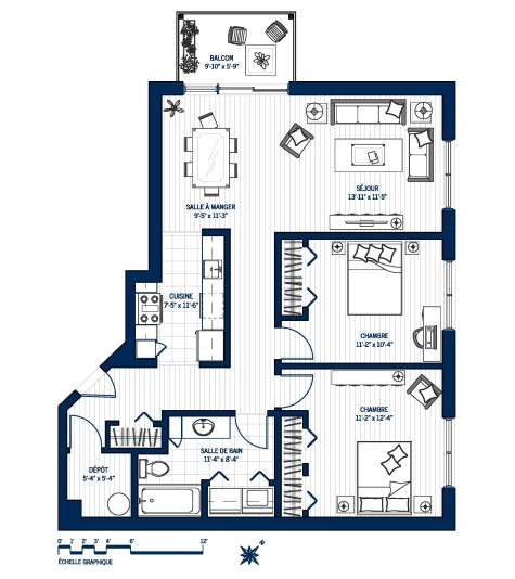 Plan Appartement 409