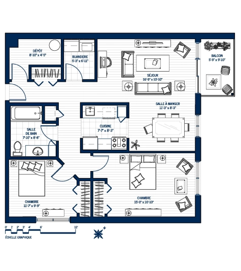 Plan Appartement 104