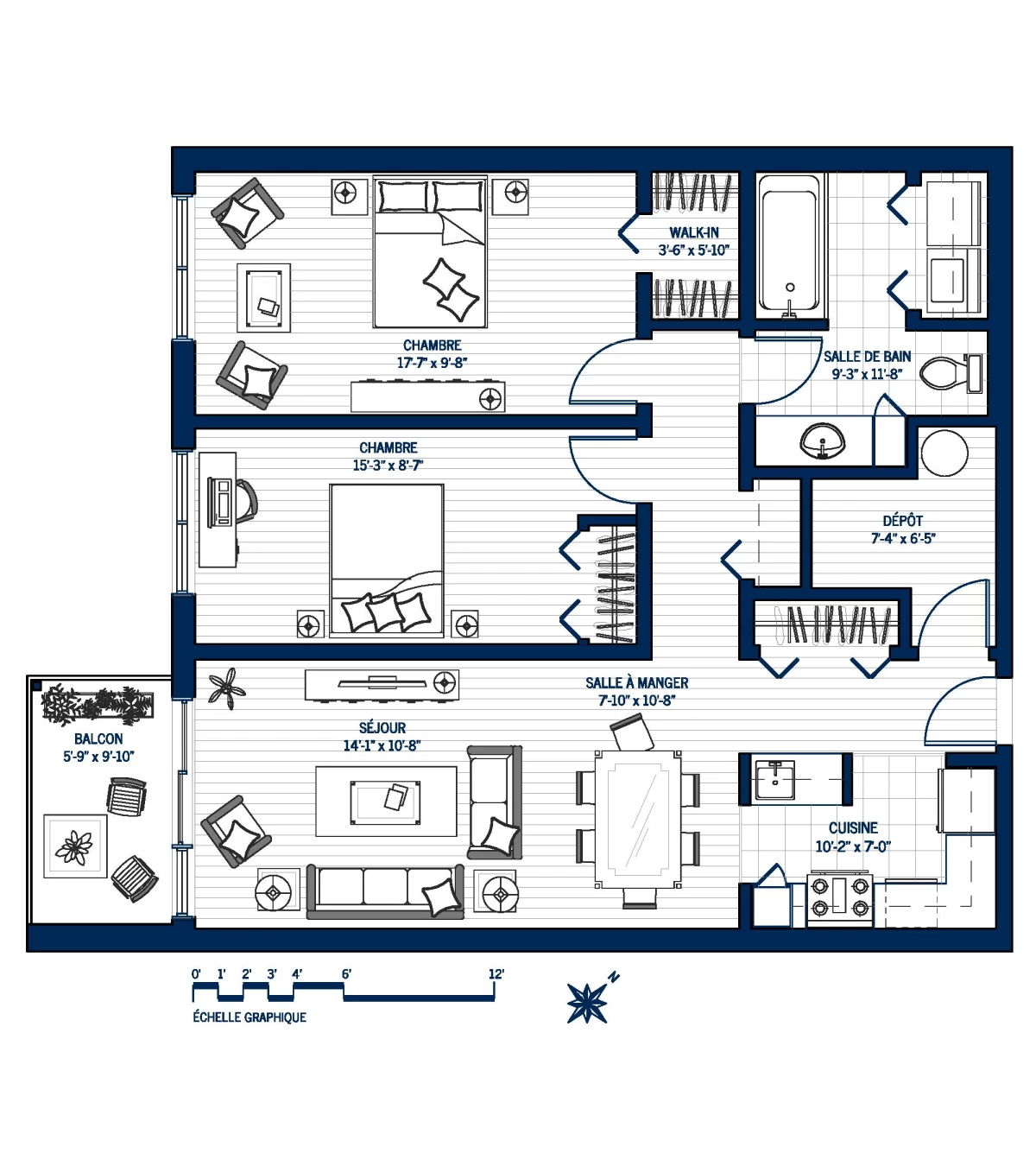 Plan Appartement 105