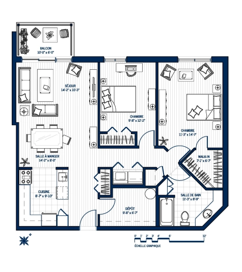 Plan Appartement 201