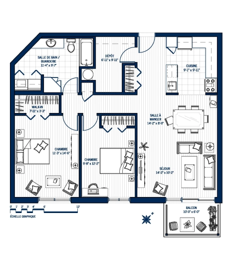 Plan Appartement 206