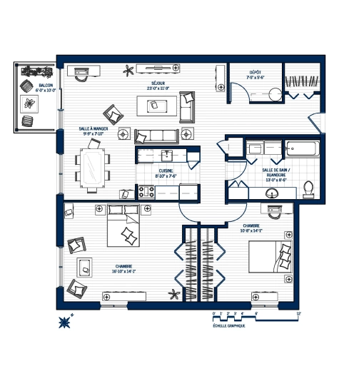Plan Appartement 407
