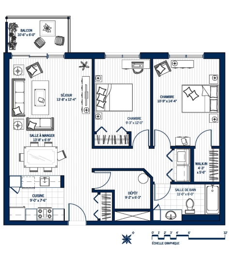 Plan Appartement 106
