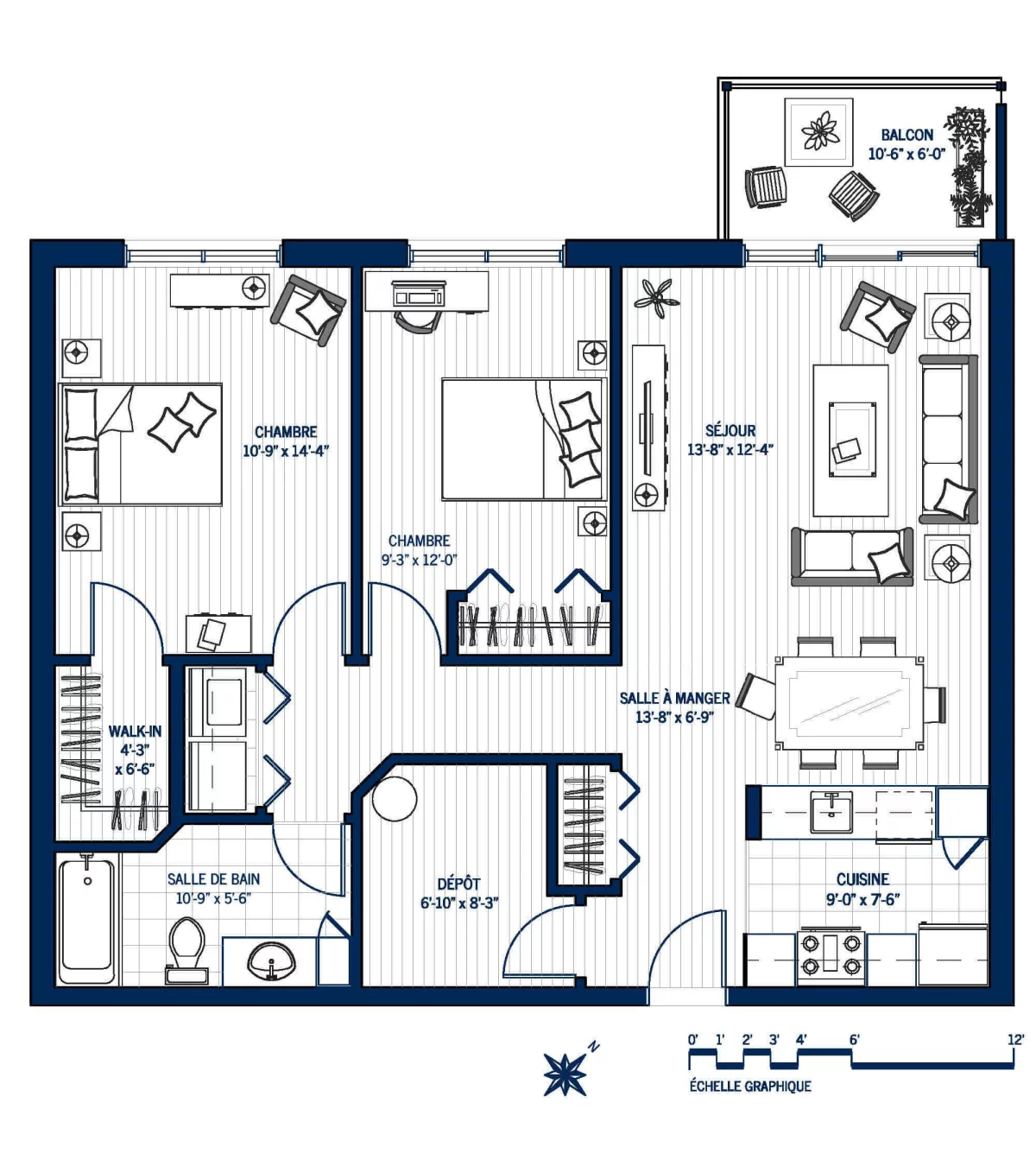 Plan Appartement 107