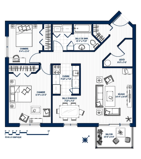 Plan Appartement 303