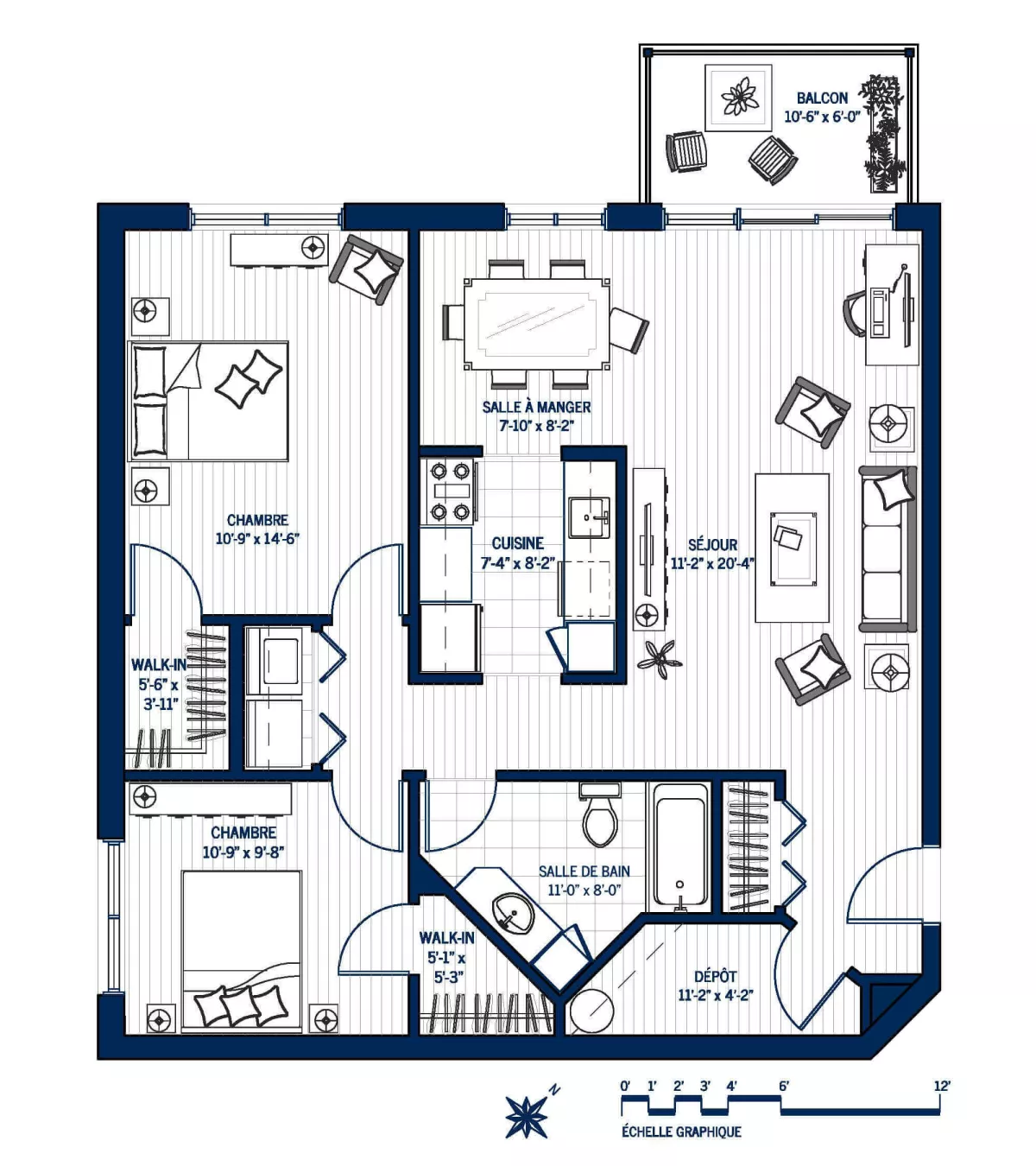 Plan Appartement 204