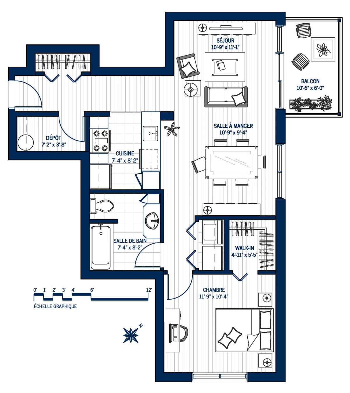 Plan Appartement 210