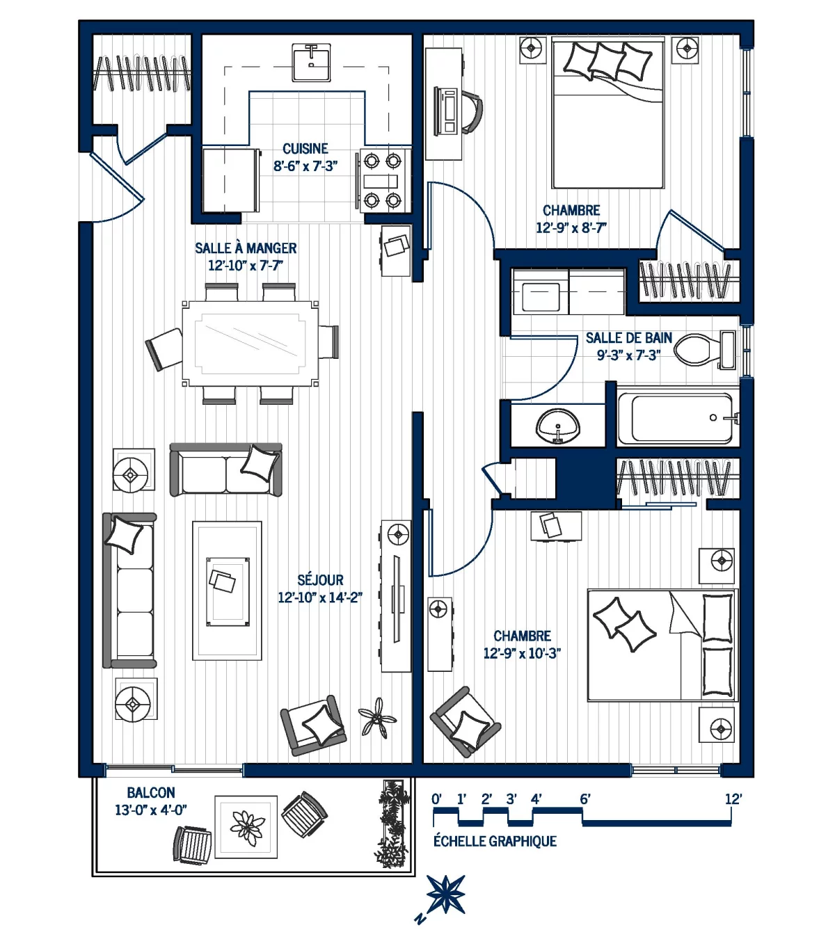 Plan Appartement 205