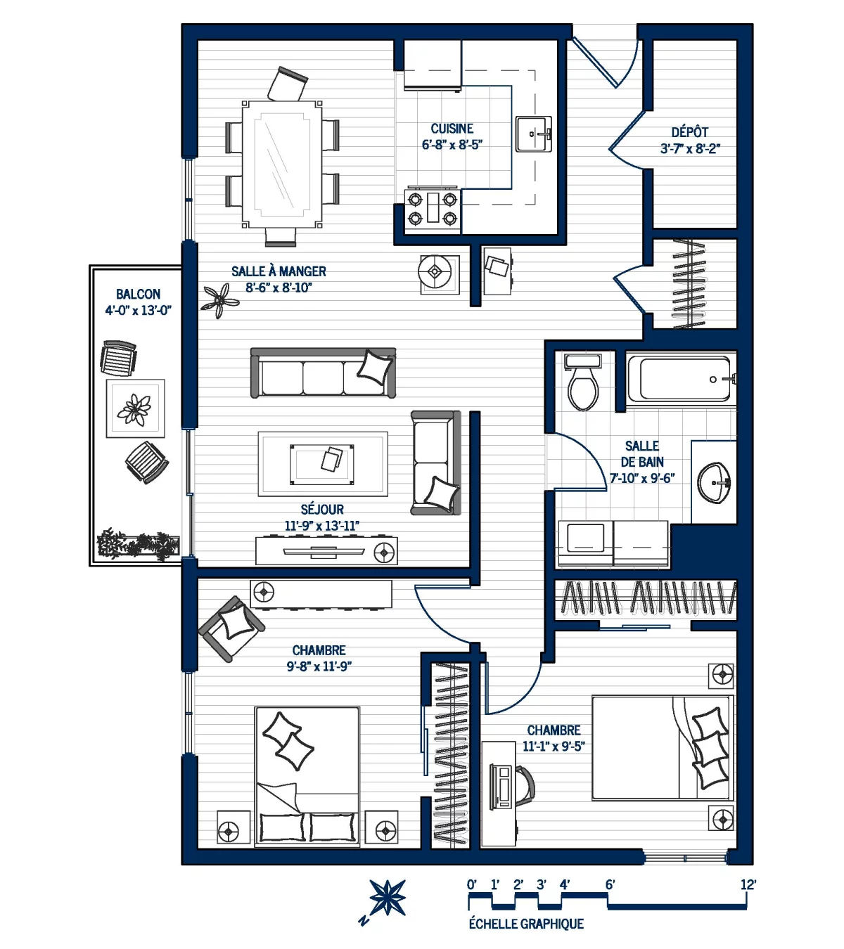 Plan Appartement 302