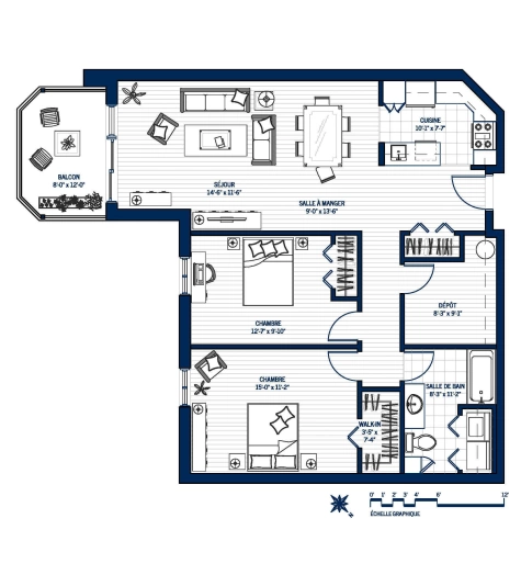 Plan Appartement 313