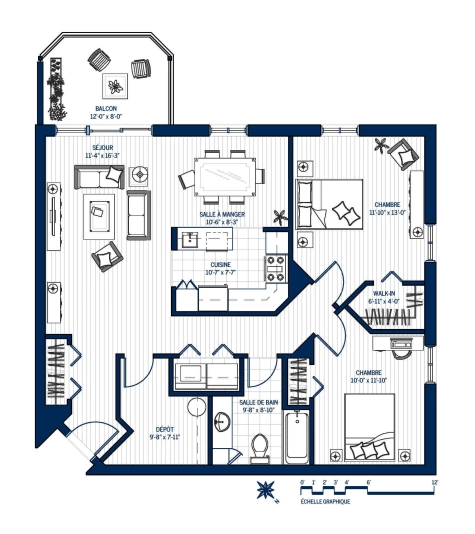 Plan Appartement 403