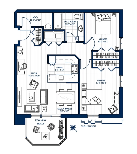 Plan Appartement 104