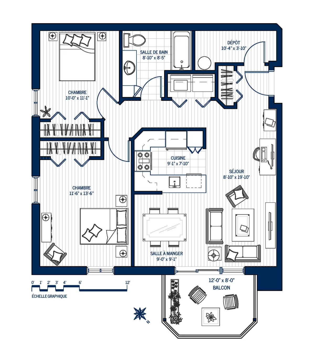 Plan Appartement 410