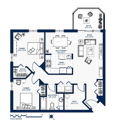 Plan Appartement 111