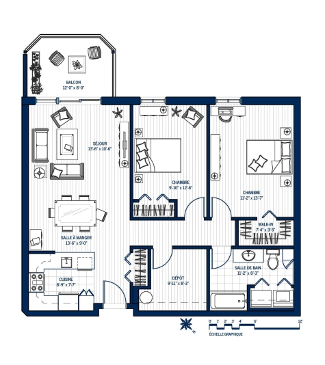 Plan Appartement 112