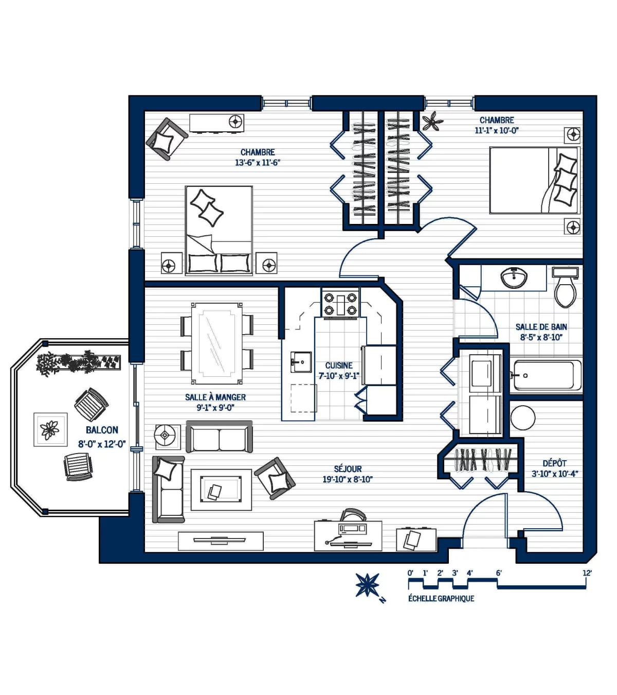 Plan Appartement 410