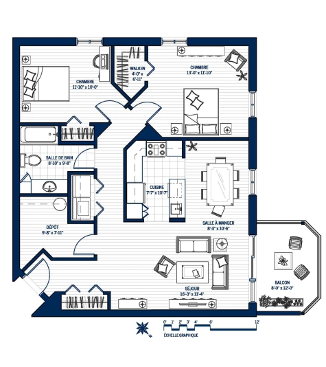 Plan Appartement 111