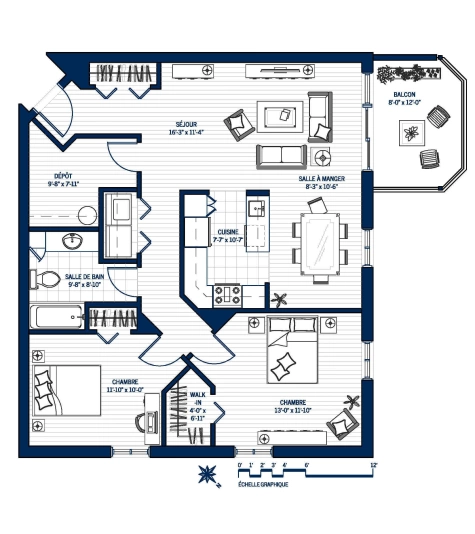 Plan Appartement 203