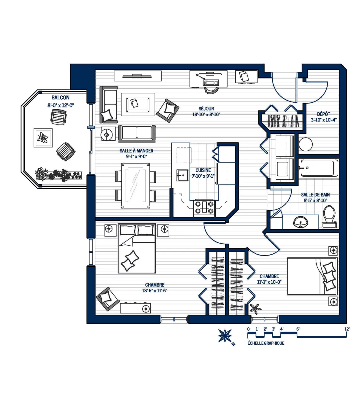 Plan Appartement 404