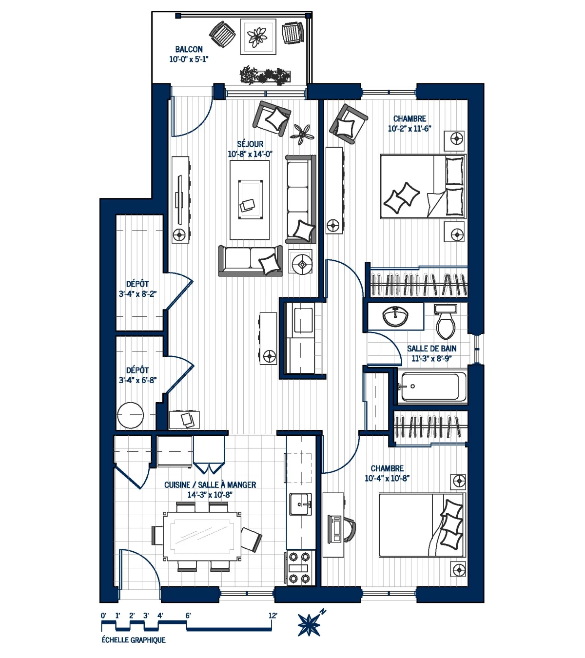 Plan Appartement 40