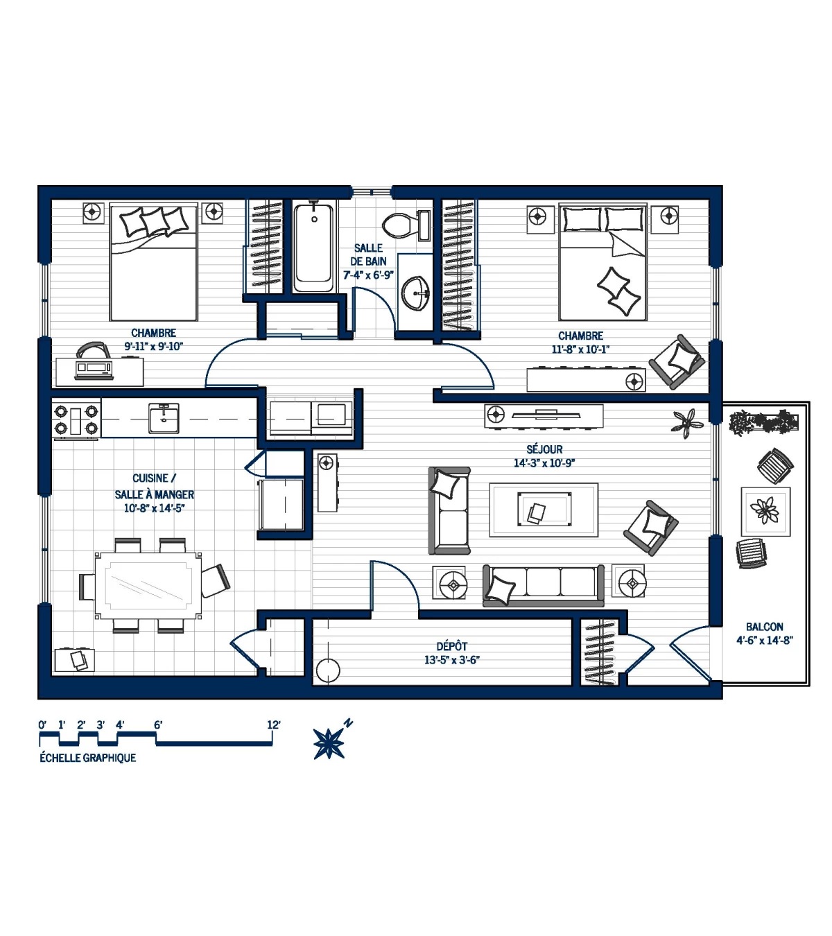 Plan Appartement 62