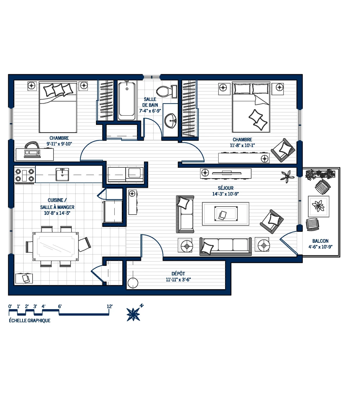 Plan Appartement 64
