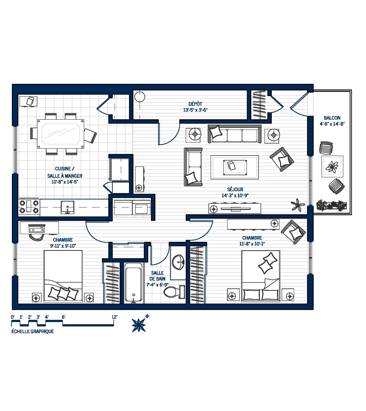 Plan Appartement 68