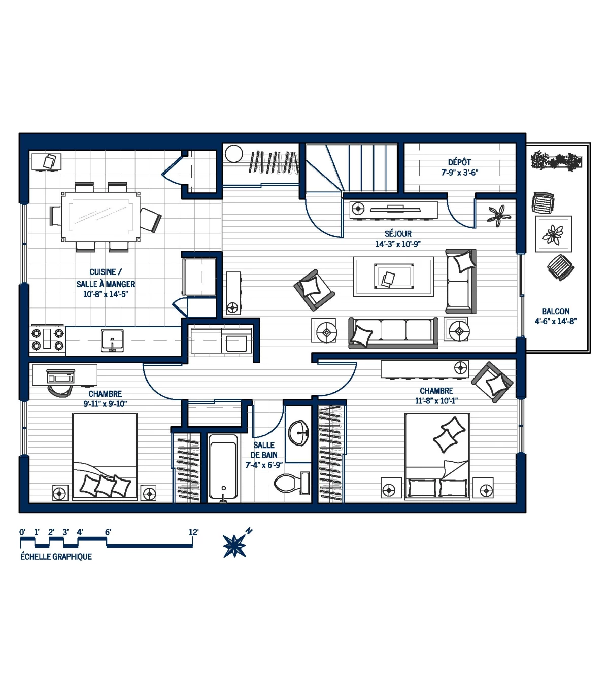 Plan Appartement 72