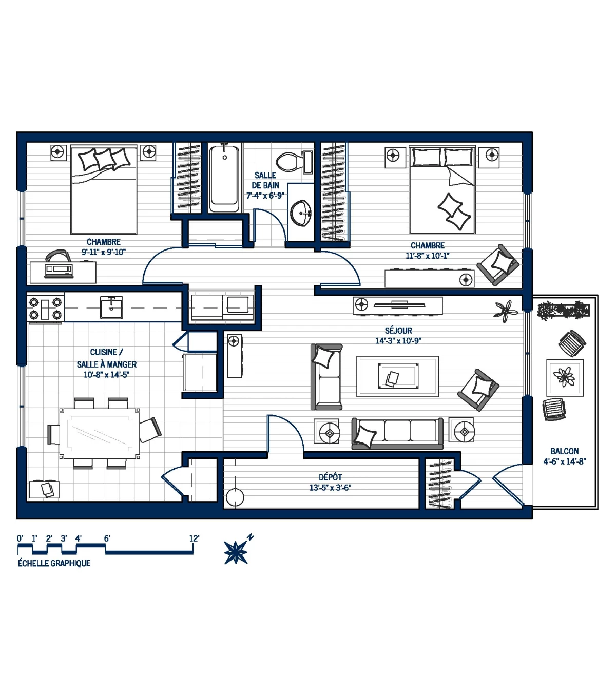 Plan Appartement 74