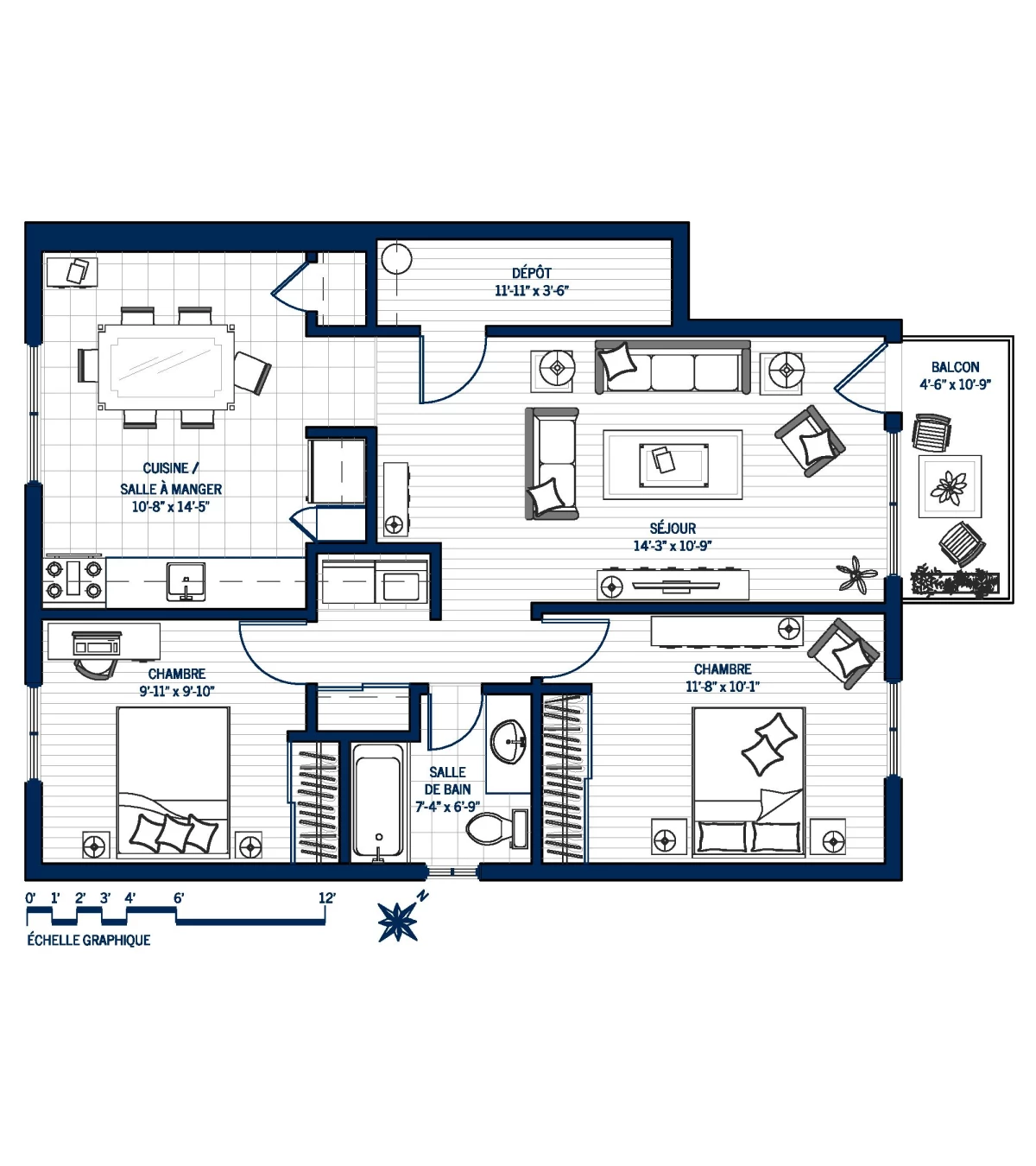 Plan Appartement 82