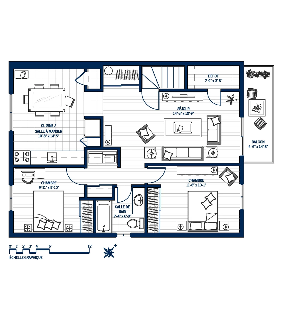 Plan Appartement 84