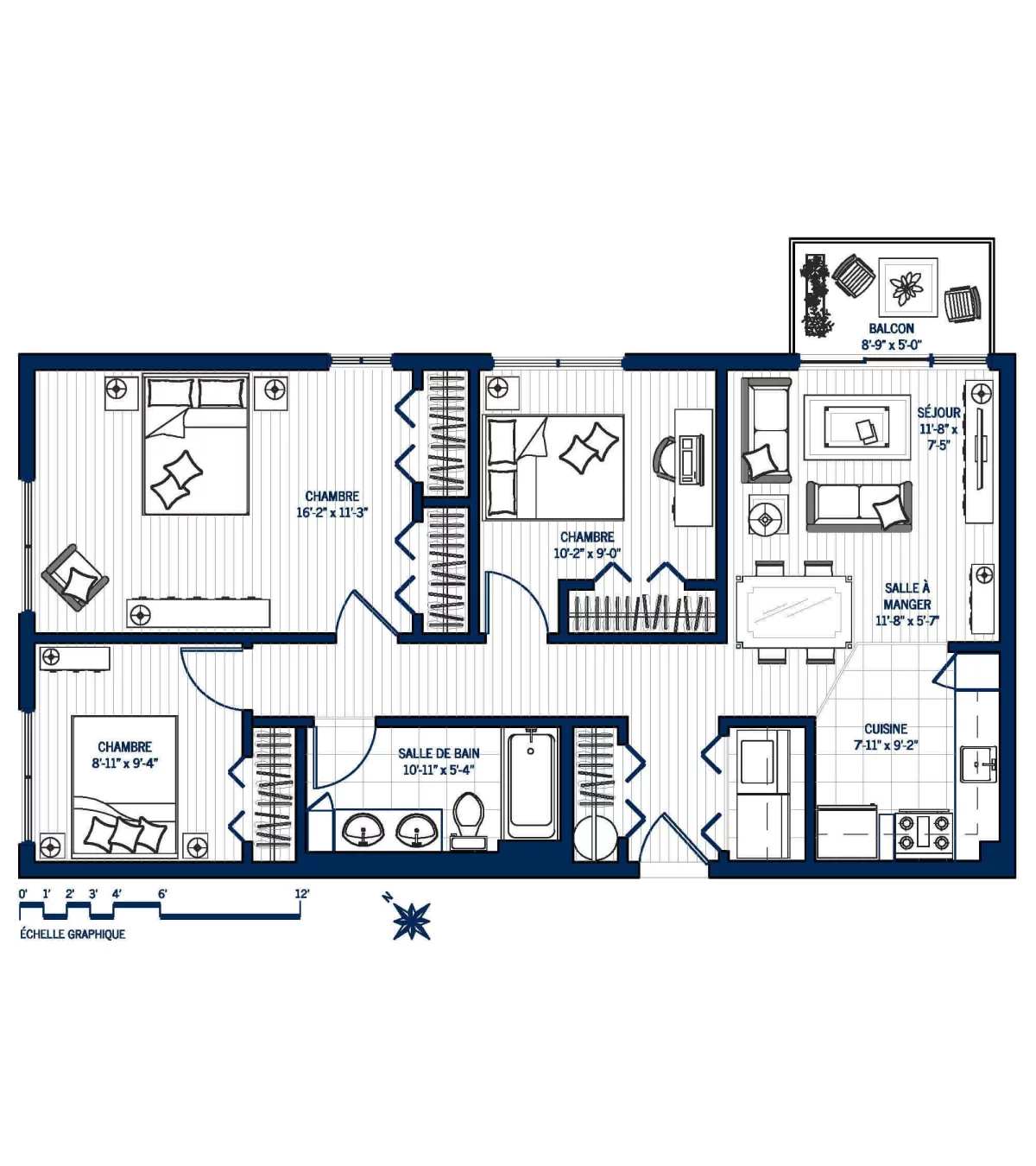 Plan Appartement 202