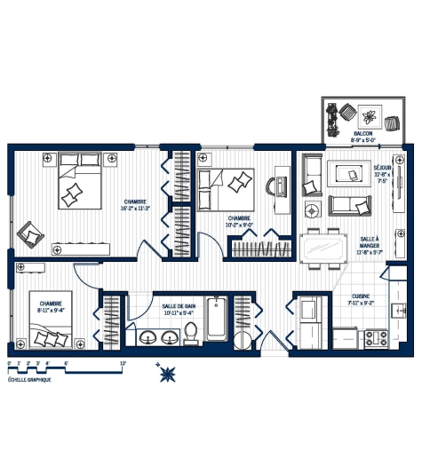 Plan Appartement 202