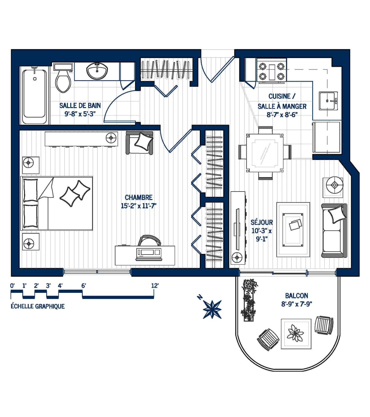 Plan Appartement 105