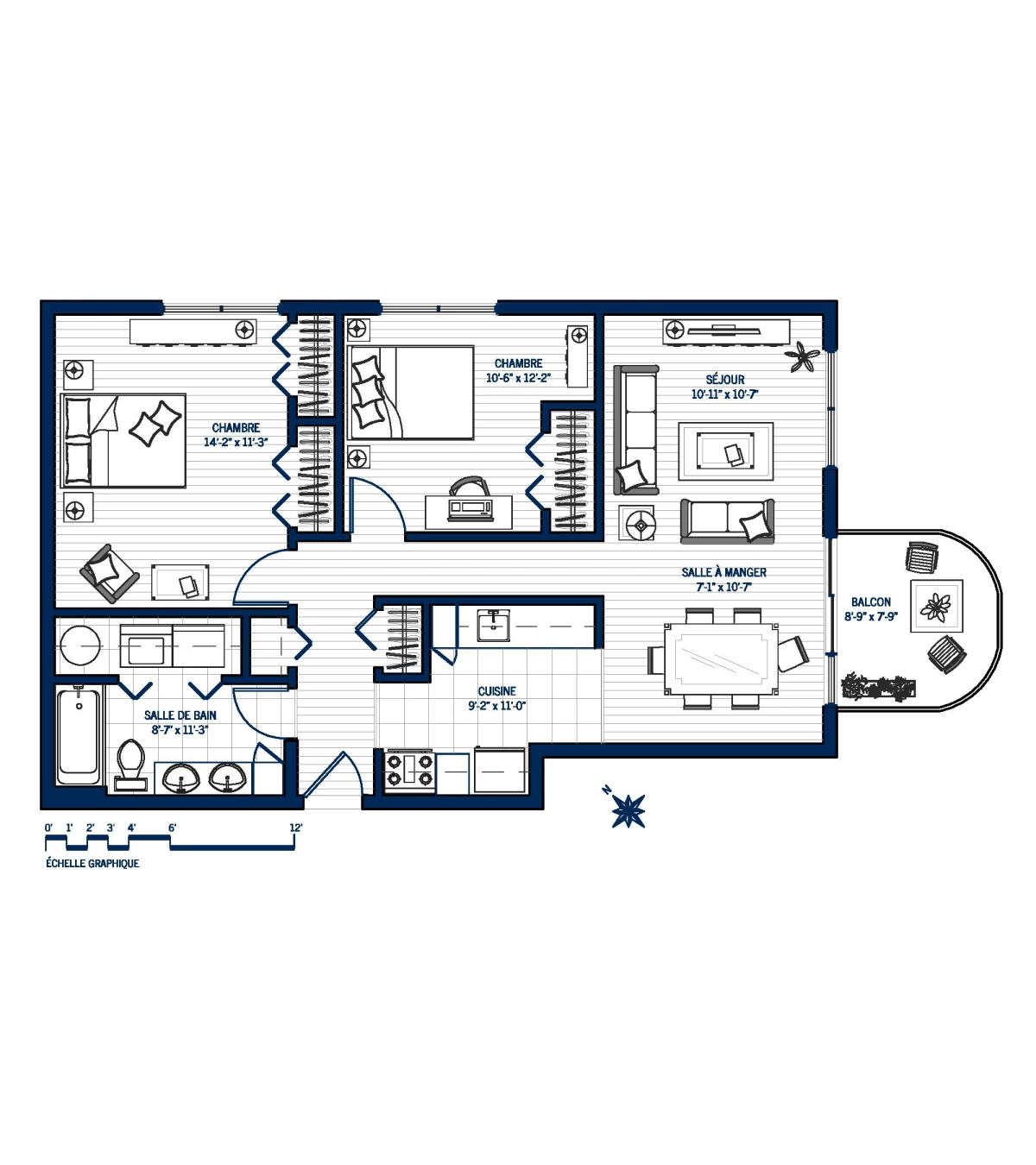 Plan Appartement 105