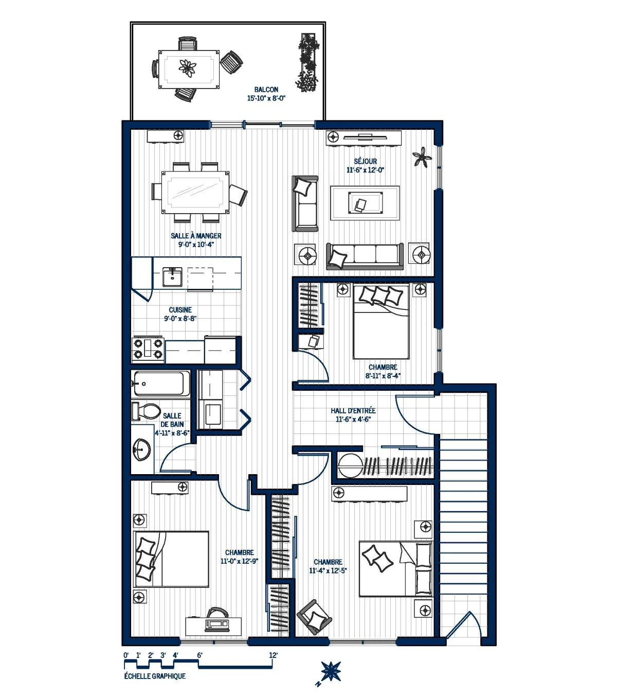 Plan Appartement 1574