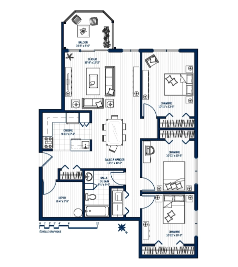 Plan Appartement 204