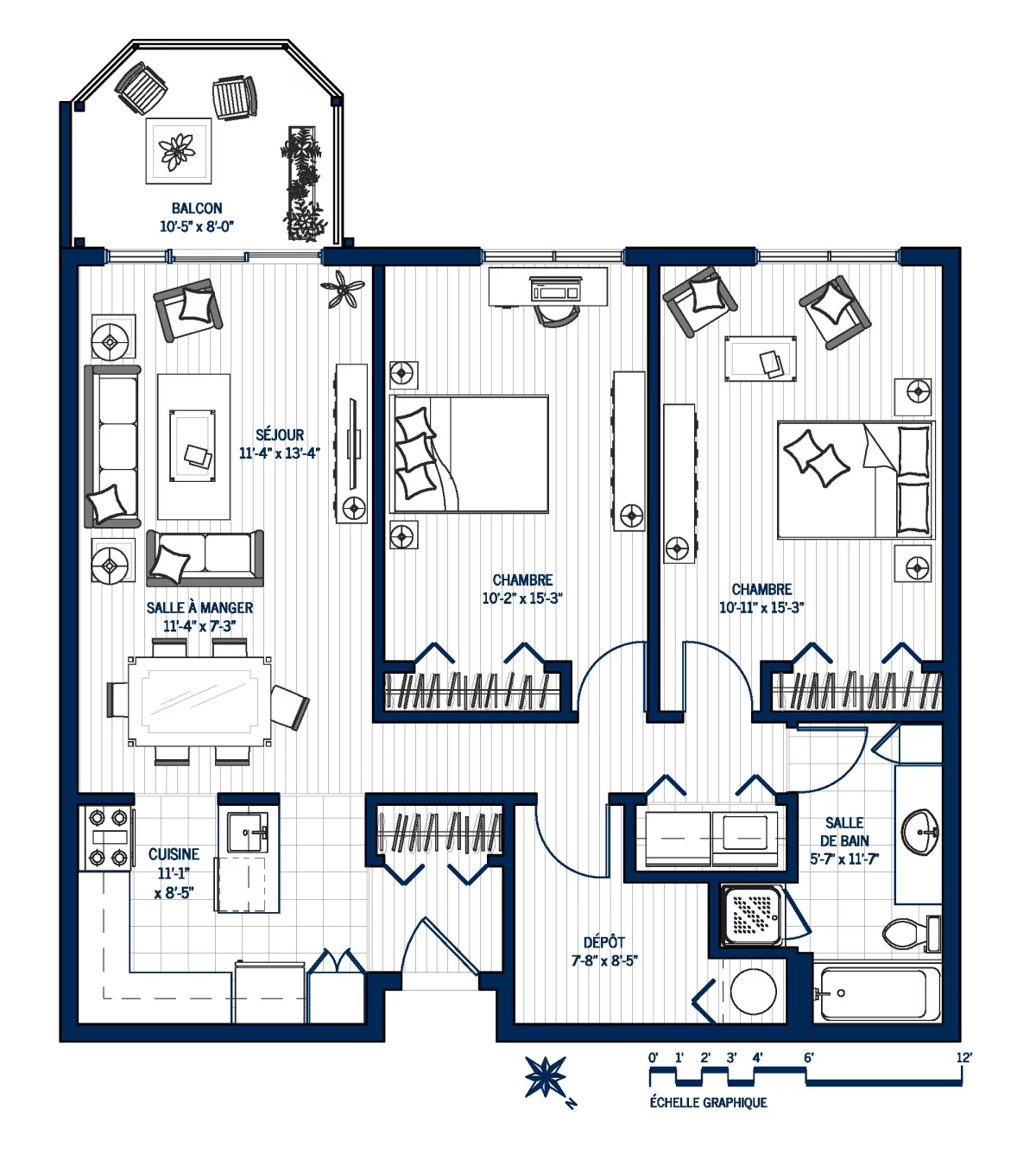 Plan Appartement 214