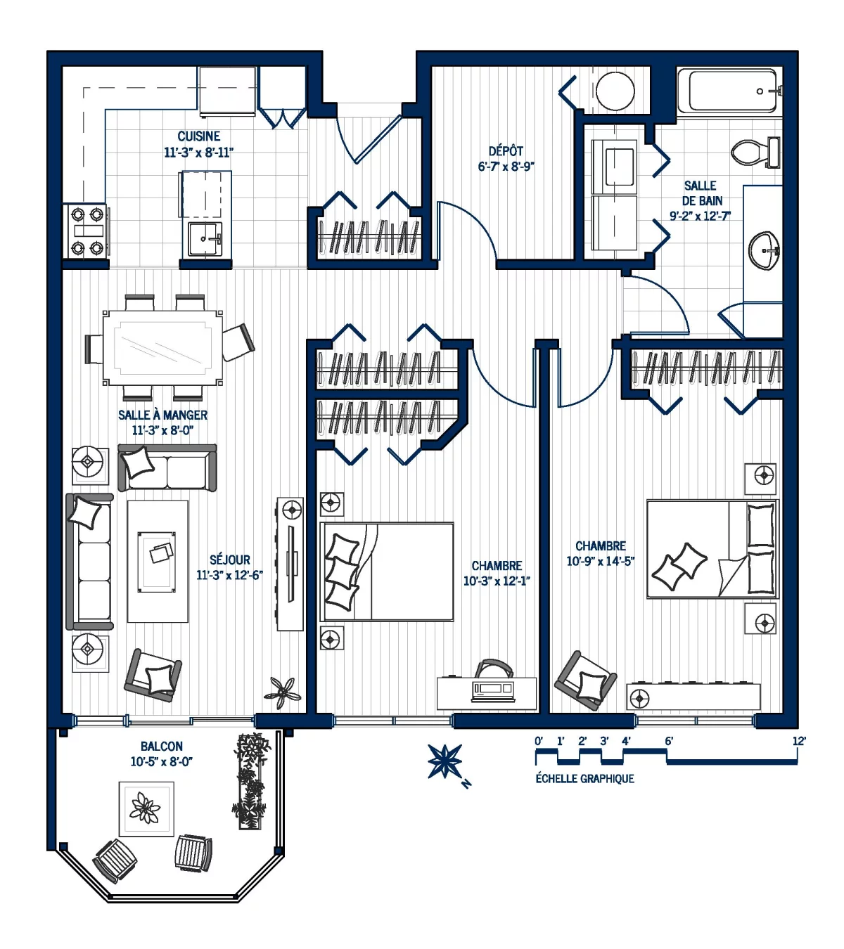 Plan Appartement 411