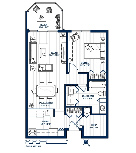 Plan Appartement 402