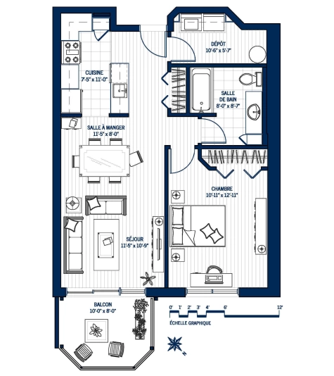 Plan Appartement 201