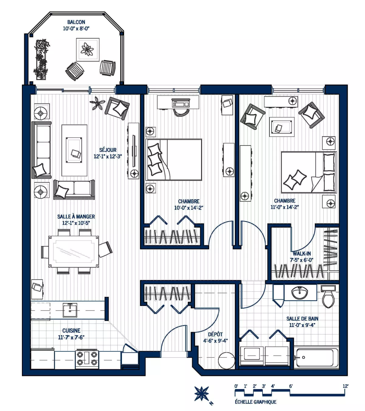 Plan Appartement 210