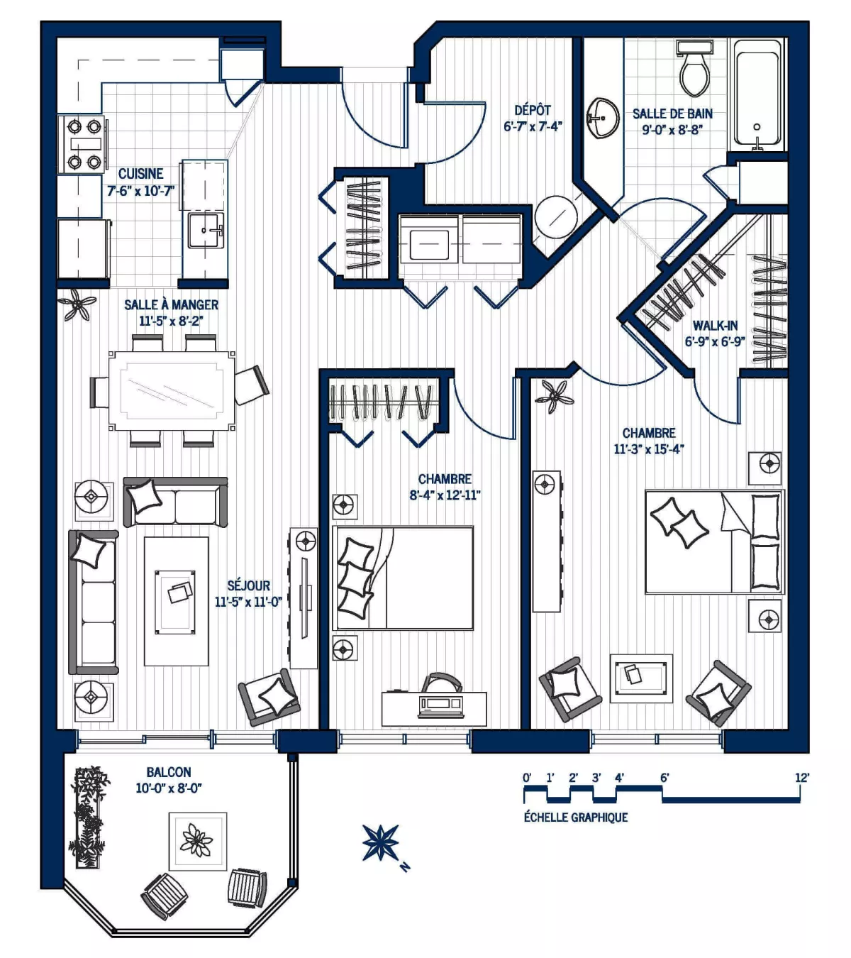 Plan Appartement 115