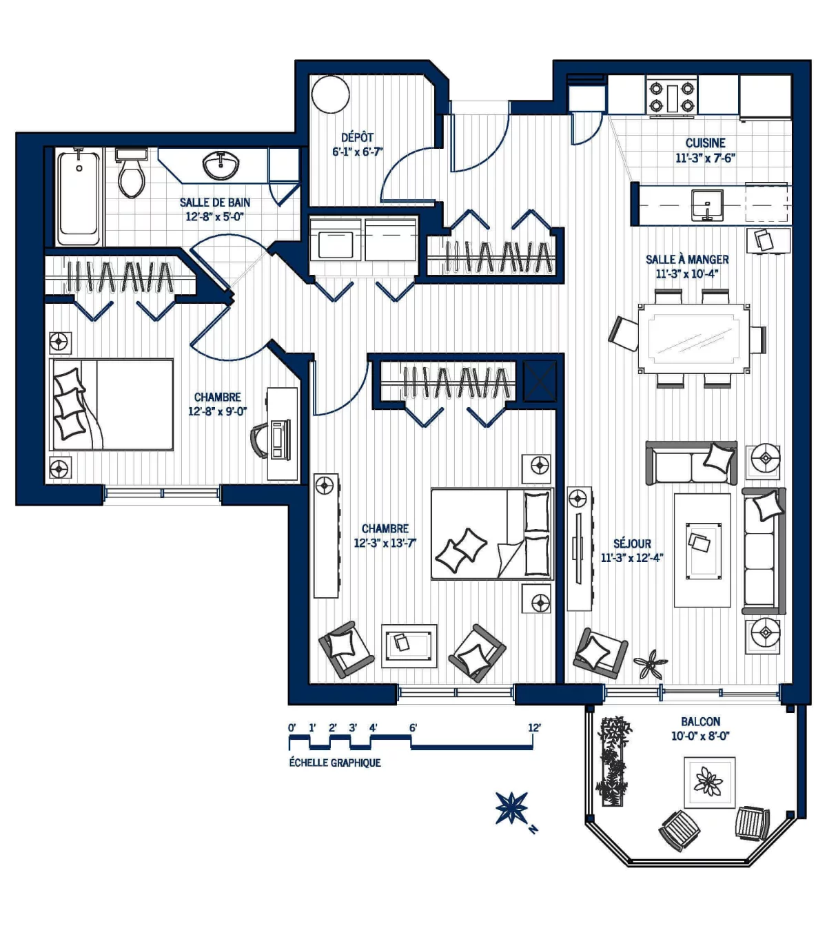 Plan Appartement 416